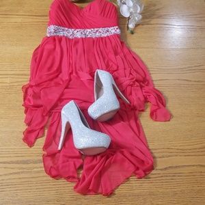 Sequin Hearths Formal Dress